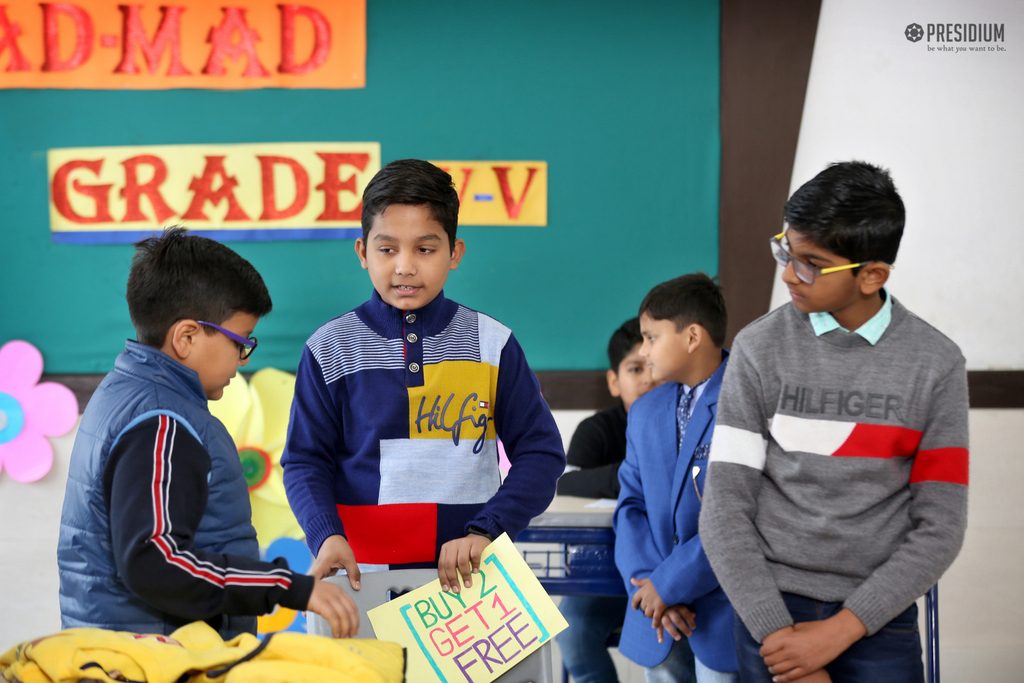 Presidium Rajnagar, STUDENTS DISPLAY EXTRAORDINARY SKILLS AT AD MAD SHOW